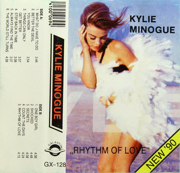 KYLIE MINOGUE RHYTHM of Love LP Vinyl UK Record 1990 Album PWL HF