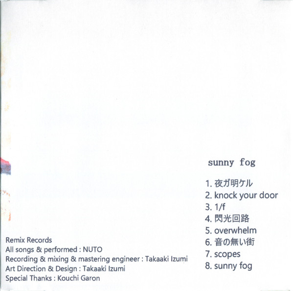 last ned album Nuto - sunny fog