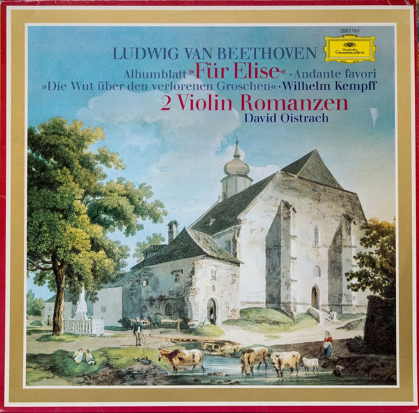 lataa albumi Ludwig van Beethoven Wilhelm Kempff, David Oistrach - Albumblatt Für Elise Andante Favori Die Wut Über Den Verlorenen Groschen 2 Violin Romanzen
