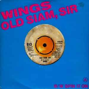 Wings (2) - Old Siam, Sir
