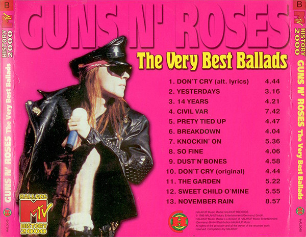 lataa albumi Guns N' Roses - The Very Best Ballads