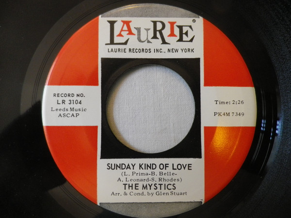 The Mystics – Sunday Kind Of Love / Darling I Know Now (1961