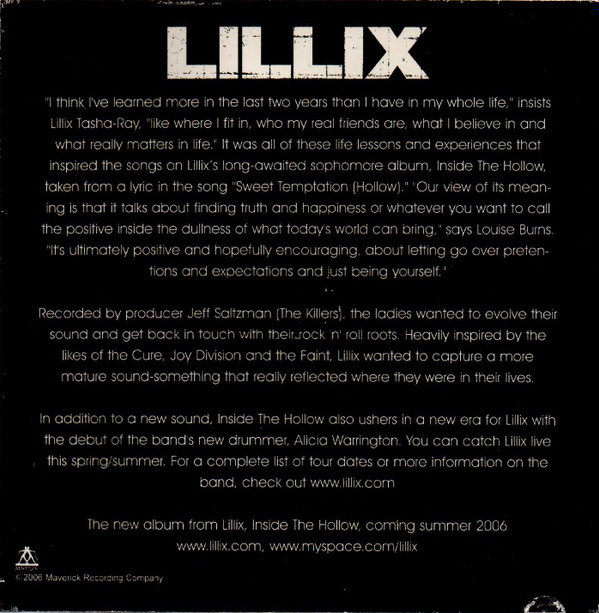 last ned album Lillix - Sweet Temptation Hollow