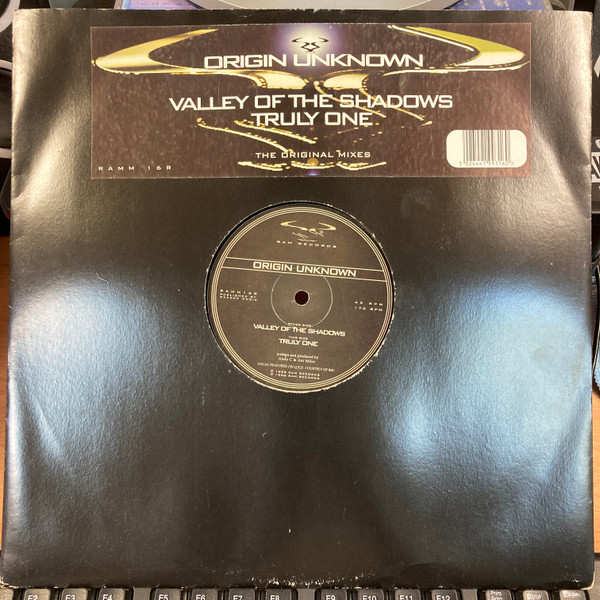 Origin Unknown – Valley Of The Shadows / Truly One (1998, Vinyl