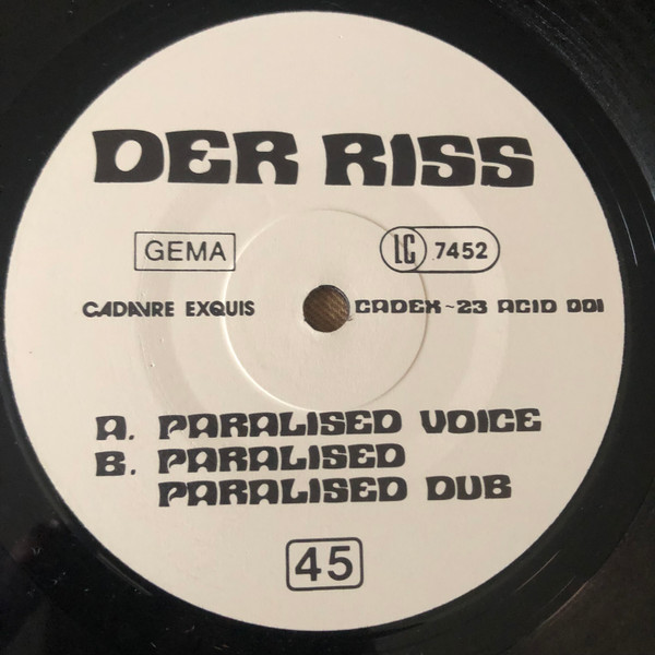 descargar álbum Der Riss - Paralised Voice