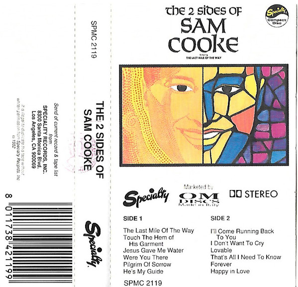 Sam Cooke The Two Sides Of Sam Cooke Cassette Discogs