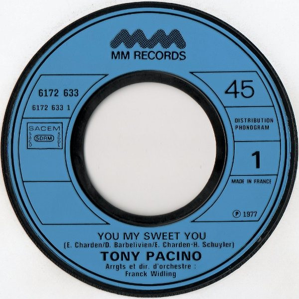 Album herunterladen Tony Pacino - You My Sweet You Were All Alone
