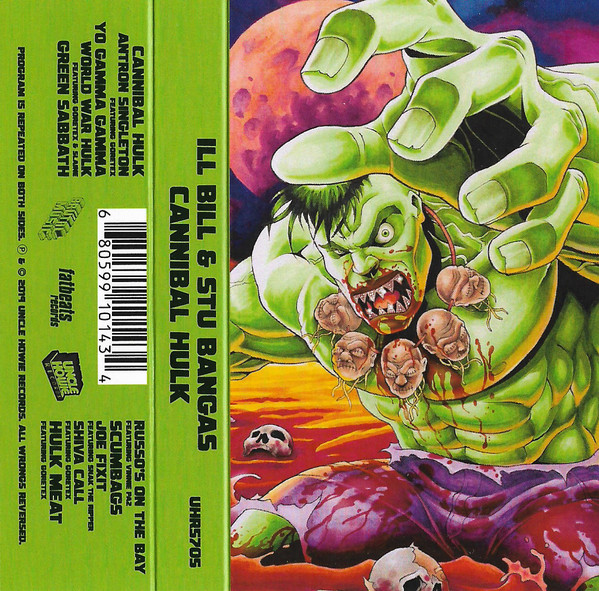 Ill Bill & Stu Bangas – Cannibal Hulk (2019, Cassette) - Discogs