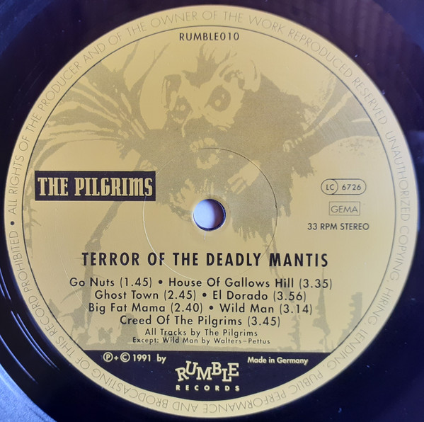 ladda ner album Pilgrims - Terror Of The Deadly Mantis