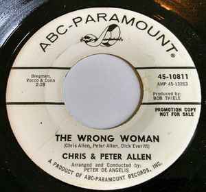 Chris & Peter Allen - The Wrong Woman album cover