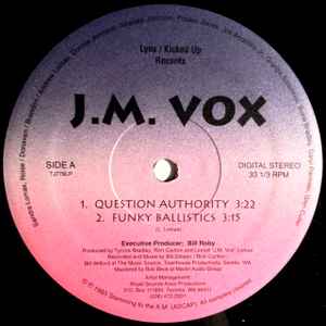 J.M. Vox - Question Authority album cover