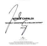 LEWIS CAPALDI /CD DISPLAY/LIMITED EDITION/COA/ DIVINELY UNINSPIRED