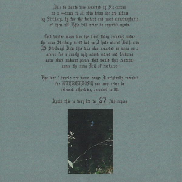 last ned album Striborg - Isle De Morts Cold Winter Moon