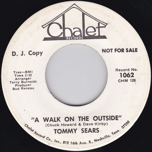 last ned album Tommy Sears - A Walk On The Outside Blues Adlib