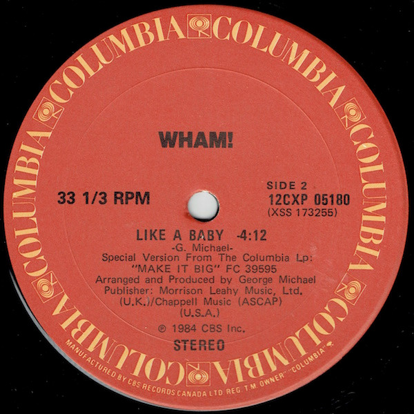 Wham! - Everything She Wants (Long Version) | Columbia (12CXP-05180) - 4