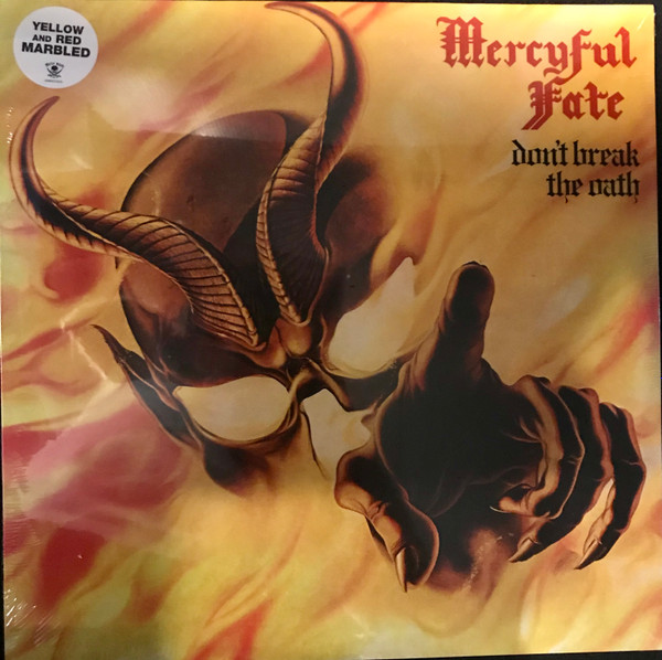 Mercyful Fate – Don't Break The Oath (2020, Yellow And Red Marbled