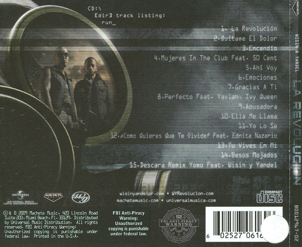 Wisin & Yandel – La Revolucion (2009, CD) - Discogs