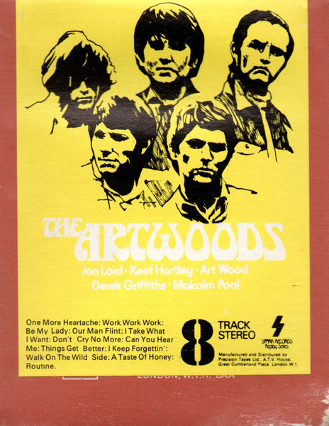 The Artwoods – The Artwoods (1974, Cassette) - Discogs