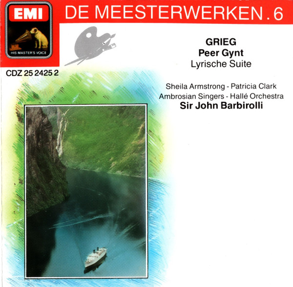 ladda ner album Grieg, Sir John Barbirolli, Hallé Orchestra - Peer Gynt Lyric Suite