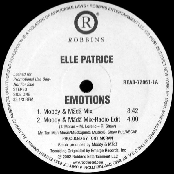 Elle Patrice – Emotions (2002, Vinyl) - Discogs