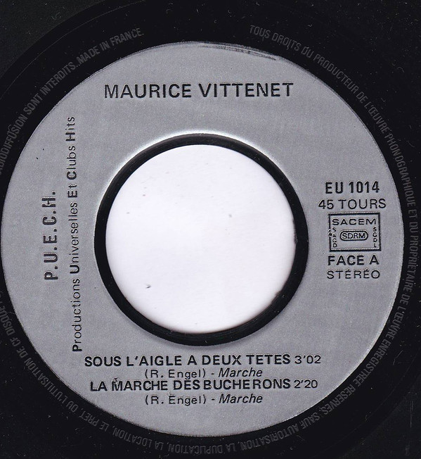 ladda ner album Maurice Vittenet - Sous Laigle À Deux Têtes