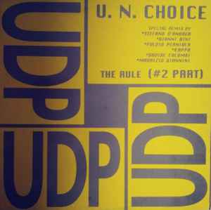 U.N. Choice - The Rule (#2 Part) album cover