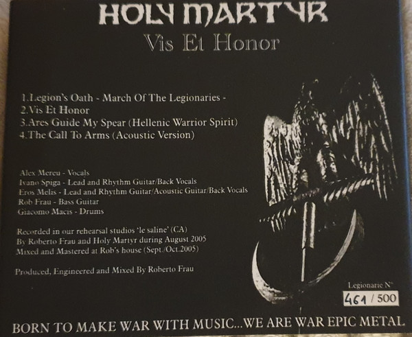 ladda ner album Holy Martyr - Vis Et Honor