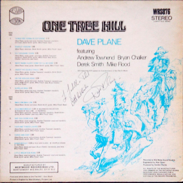 descargar álbum Dave Plane - One Tree Hill