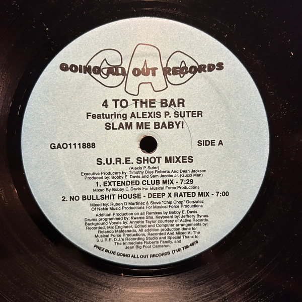 4 To The Bar Featuring Alexis P. Suter – Slam Me Baby! (S.U.R.E.