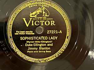 Duke Ellington And Jimmy Blanton – Sophisticated Lady / Pitter