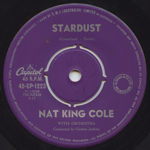 Nat King Cole – Stardust / When I Fall In Love (Vinyl) - Discogs