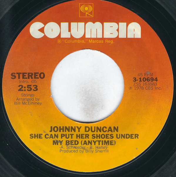 last ned album Johnny Duncan - She Can Put Her Shoes Under My Bed Anytime