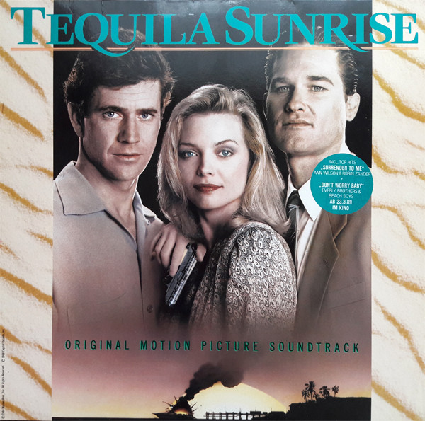 Tequila Sunrise - Original Motion Picture Soundtrack (1988, Vinyl