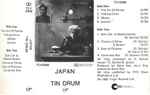 Cover of Tin Drum, 1981, Cassette