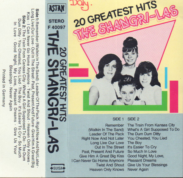 The Shangri-Las – 20 Greatest Hits (1984, Vinyl) - Discogs