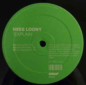 Miss Loony - Explain album cover
