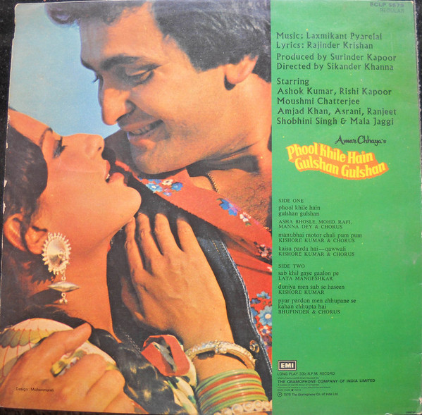 last ned album Laxmikant Pyarelal, Rajinder Krishan - Phool Khile Hain Gulshan Gulshan