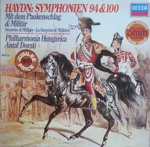 Обложка альбома Symphonien 94 & 100 (Mit Dem Paukenschlag & Militär) от Antal Dorati
