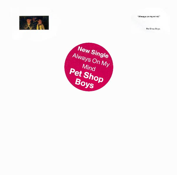 Pet Shop Boys – Always On My Mind (1987, Vinyl) - Discogs