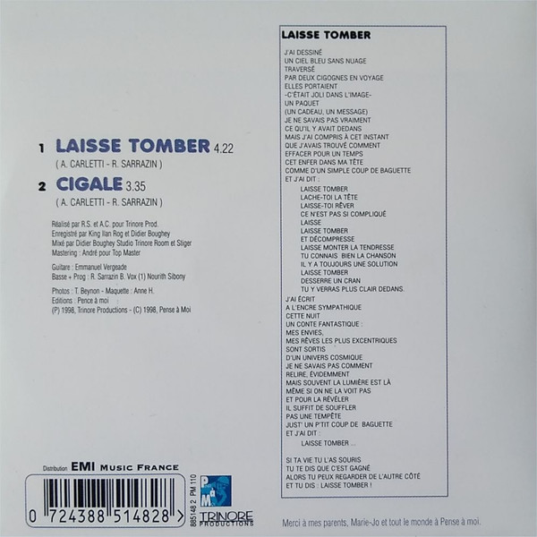 lataa albumi Marie Venera - Laisse Tomber