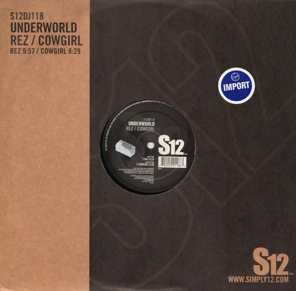 Underworld – Cowgirl / Rez (Vinyl) - Discogs
