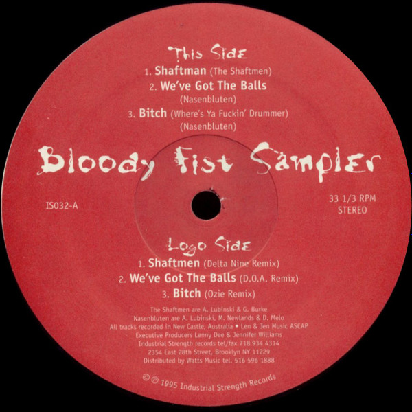 Bloody Fist Sampler (1995, Vinyl) - Discogs