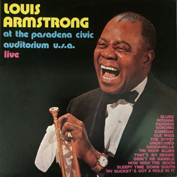 Louis Armstrong & His All-Stars Live in 1956 LP (Aqua Vinyl)