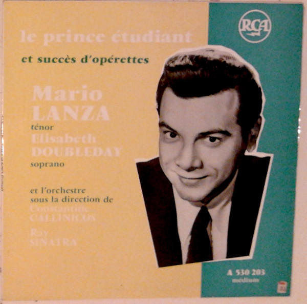 télécharger l'album Mario Lanza - Le Prince Etudiant Et Succes DOperettes