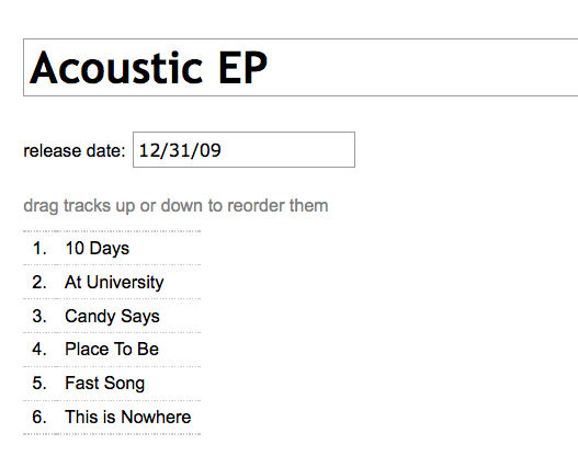 descargar álbum The Record Winter - Acoustic EP