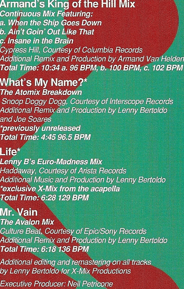 baixar álbum Various - Project X The Best Of X Mix 1993 Limited Edition