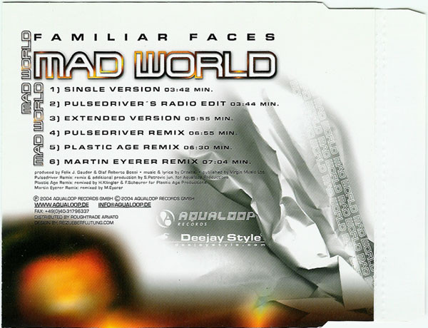 descargar álbum Familiar Faces - Mad World