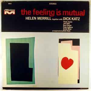 Helen Merrill Together With Dick Katz - The Feeling Is Mutual