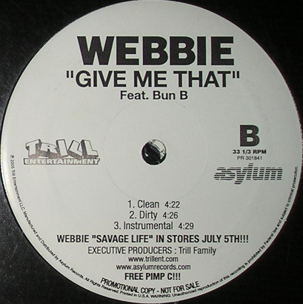 ladda ner album Webbie - Bad Chick Give Me That