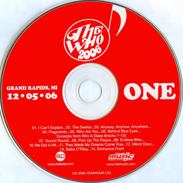 descargar álbum The Who - Grand Rapids MI 12 05 06